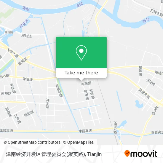 津南经济开发区管理委员会(聚英路) map