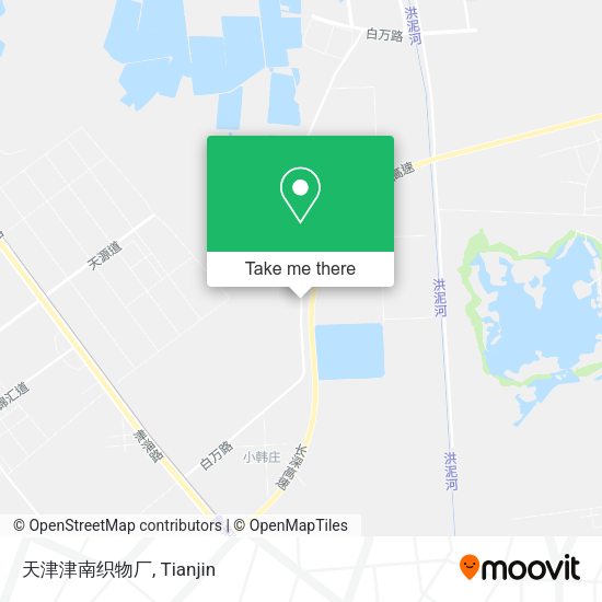 天津津南织物厂 map