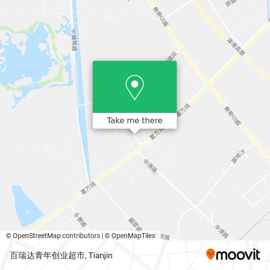 百瑞达青年创业超市 map