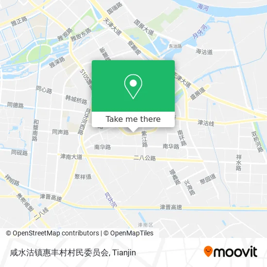 咸水沽镇惠丰村村民委员会 map