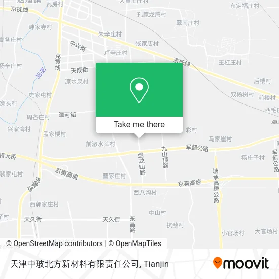 天津中玻北方新材料有限责任公司 map