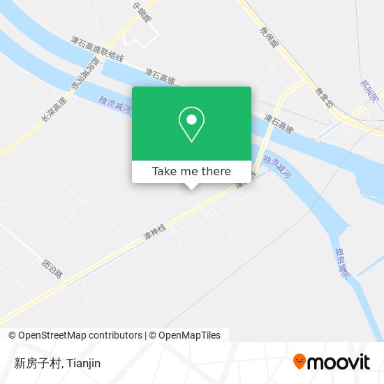新房子村 map