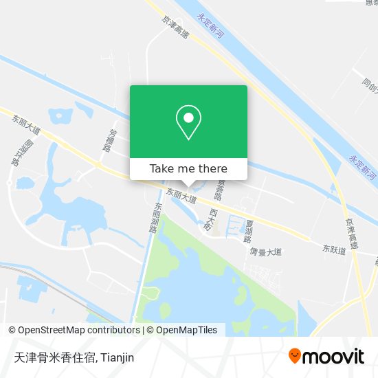 天津骨米香住宿 map