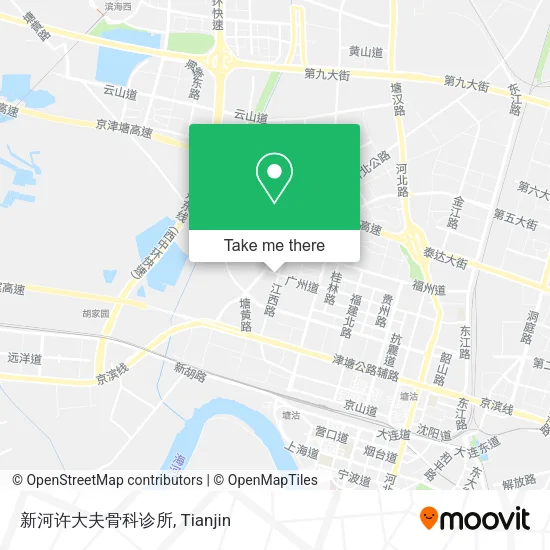 新河许大夫骨科诊所 map