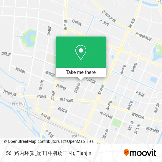 561路内环(凯旋王国-凯旋王国) map