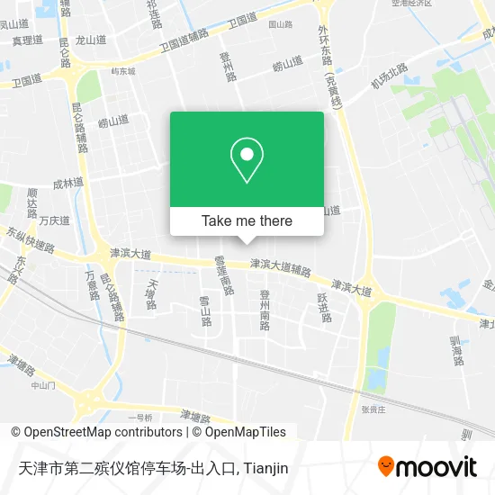 天津市第二殡仪馆停车场-出入口 map