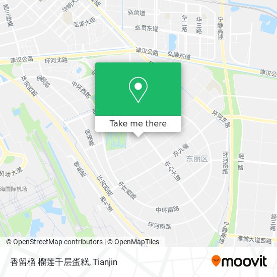 香留榴 榴莲千层蛋糕 map