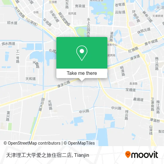 天津理工大学爱之旅住宿二店 map