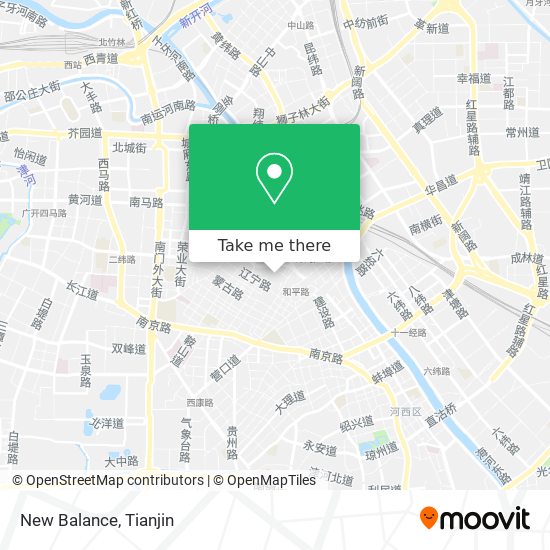 New Balance map
