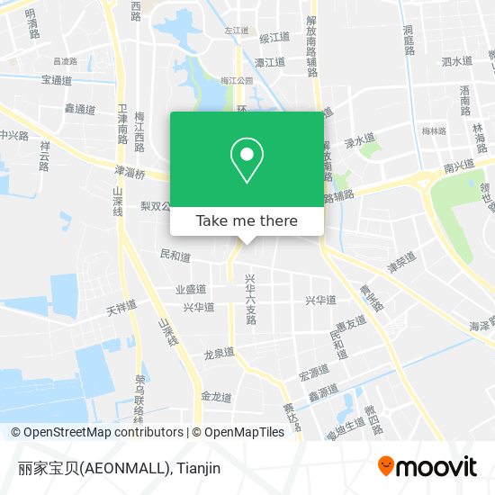 丽家宝贝(AEONMALL) map
