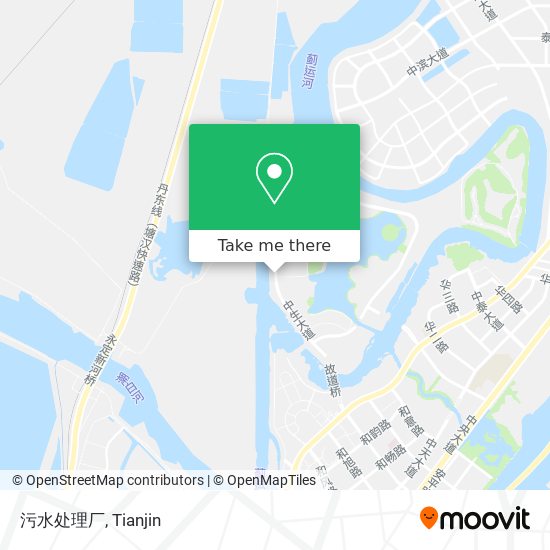 污水处理厂 map