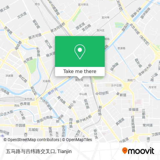 五马路与吕纬路交叉口 map