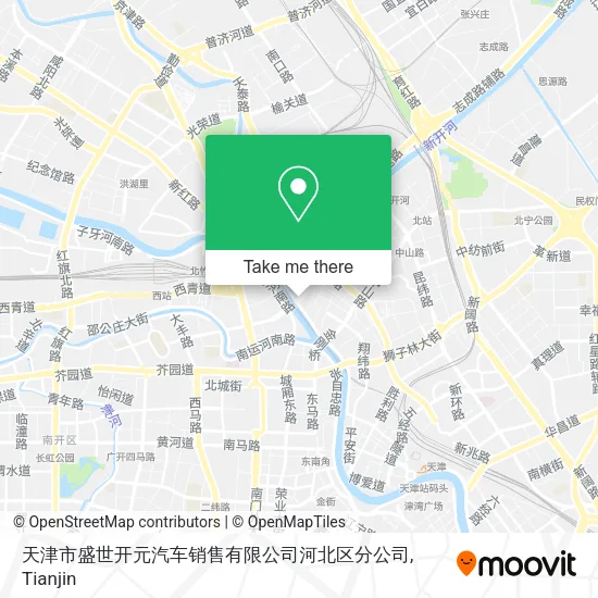 天津市盛世开元汽车销售有限公司河北区分公司 map