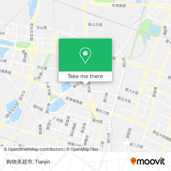 购物美超市 map