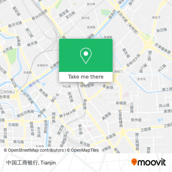 中国工商银行 map
