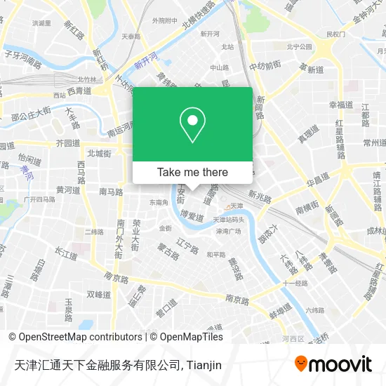 天津汇通天下金融服务有限公司 map