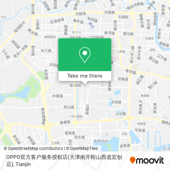 OPPO官方客户服务授权店(天津南开鞍山西道宏创店) map