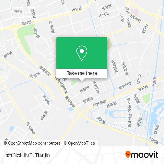 新尚园-北门 map