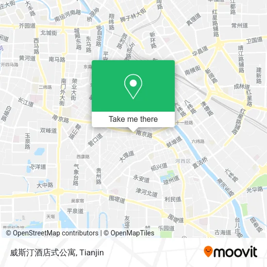 威斯汀酒店式公寓 map
