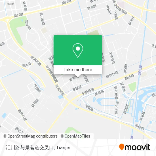 汇川路与景茗道交叉口 map