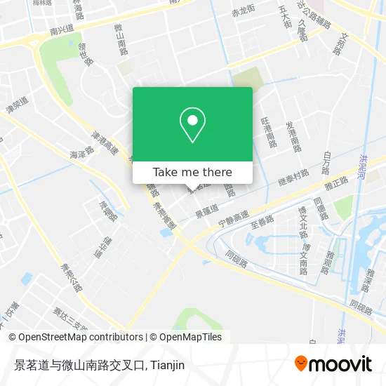 景茗道与微山南路交叉口 map