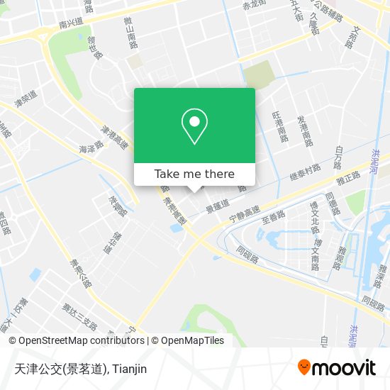 天津公交(景茗道) map