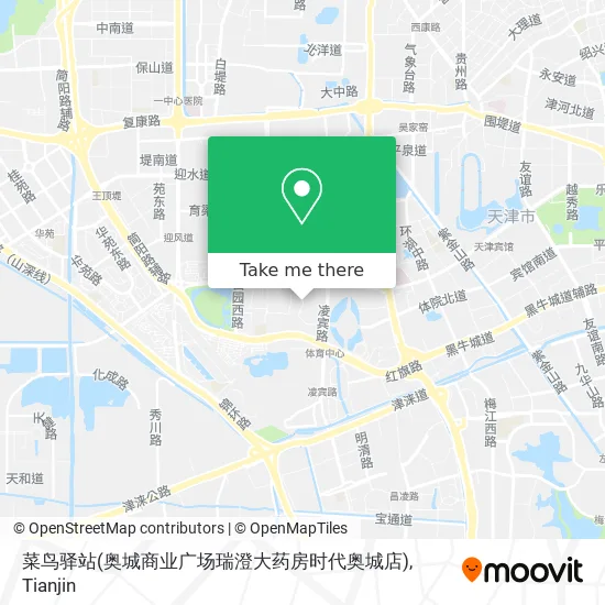 菜鸟驿站(奥城商业广场瑞澄大药房时代奥城店) map