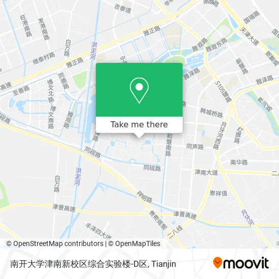 南开大学津南新校区综合实验楼-D区 map