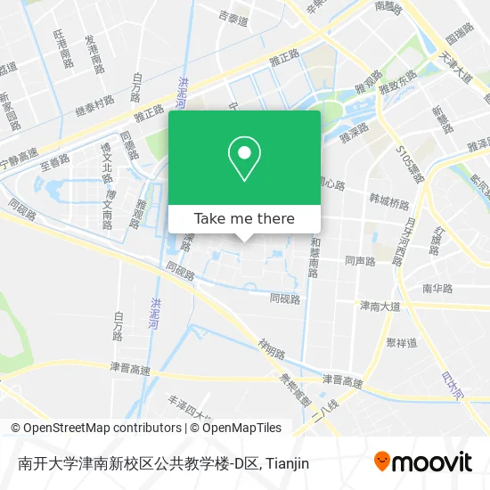 南开大学津南新校区公共教学楼-D区 map