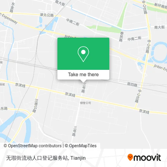 无瑕街流动人口登记服务站 map