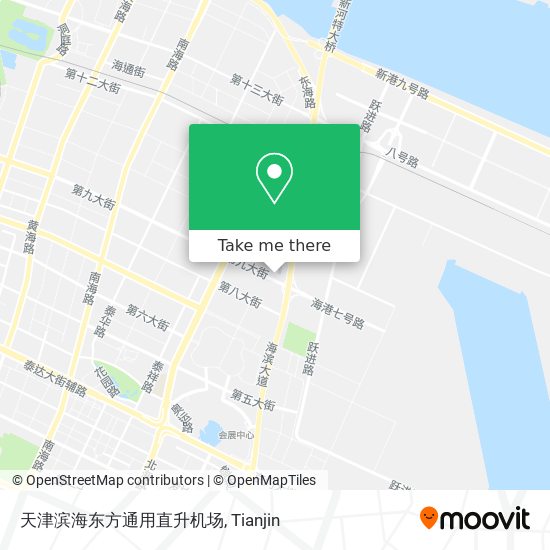 天津滨海东方通用直升机场 map