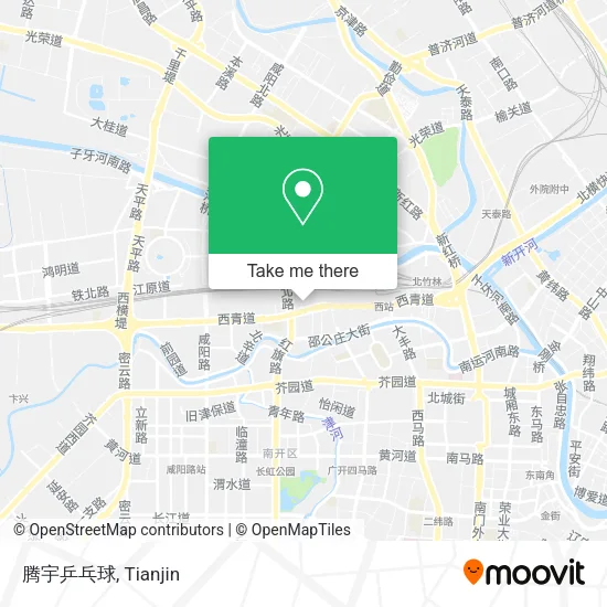 腾宇乒乓球 map