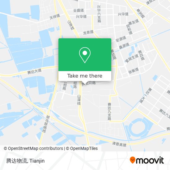 腾达物流 map