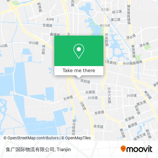 集广国际物流有限公司 map