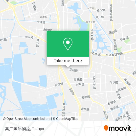 集广国际物流 map