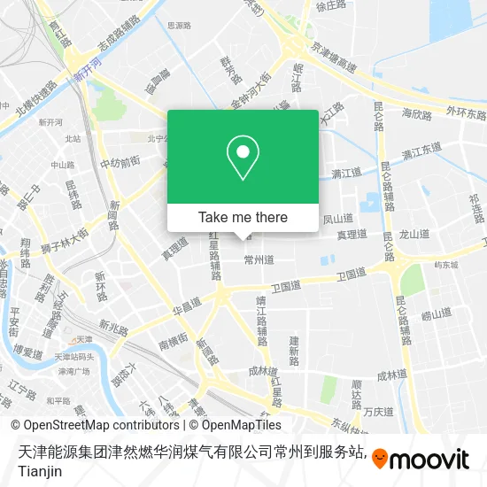 天津能源集团津然燃华润煤气有限公司常州到服务站 map