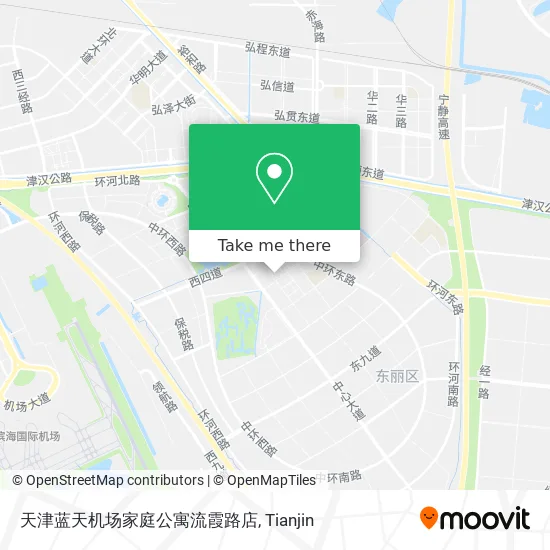 天津蓝天机场家庭公寓流霞路店 map