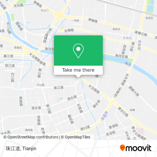 珠江道 map