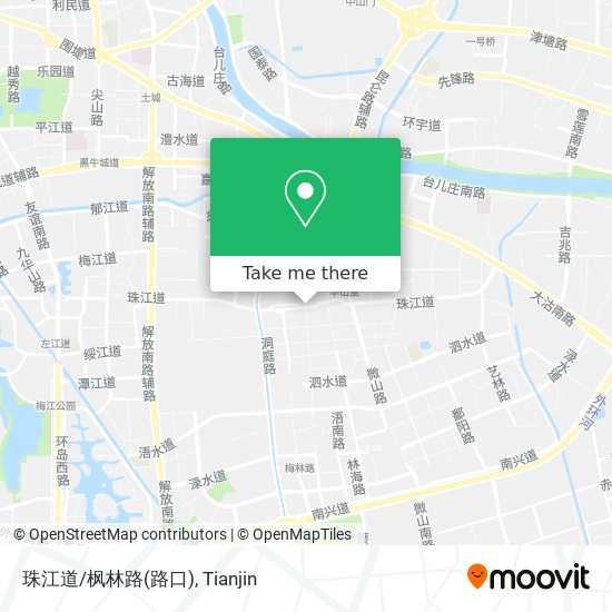 珠江道/枫林路(路口) map