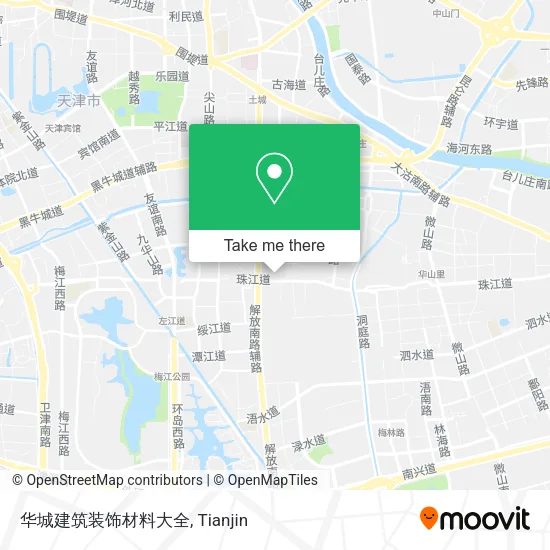 华城建筑装饰材料大全 map