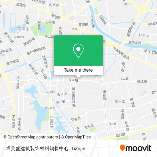 卓美盛建筑装饰材料销售中心 map
