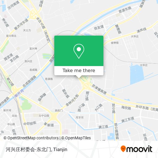 河兴庄村委会-东北门 map