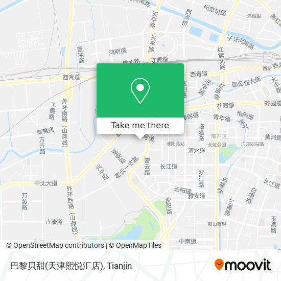 巴黎贝甜(天津熙悦汇店) map