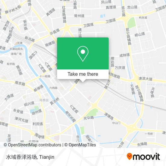 水域香泽浴场 map