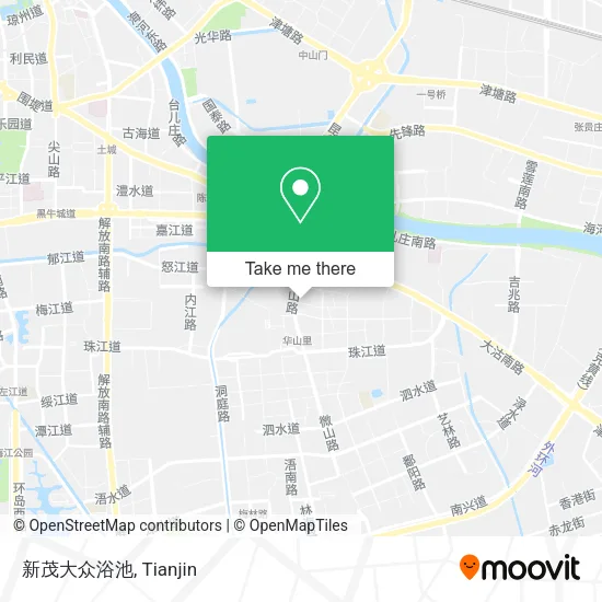 新茂大众浴池 map