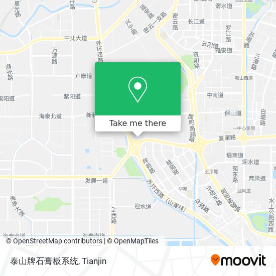 泰山牌石膏板系统 map