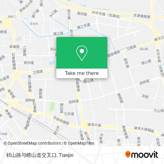 祁山路与崂山道交叉口 map