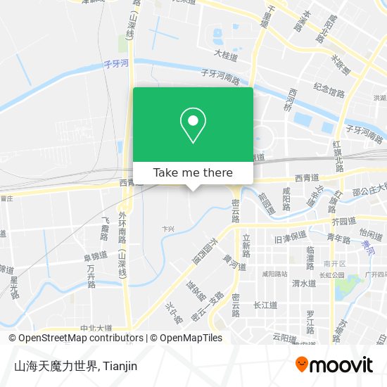 山海天魔力世界 map