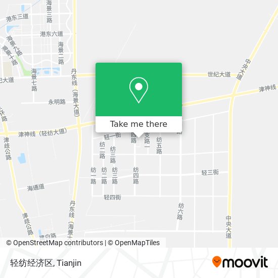 轻纺经济区 map