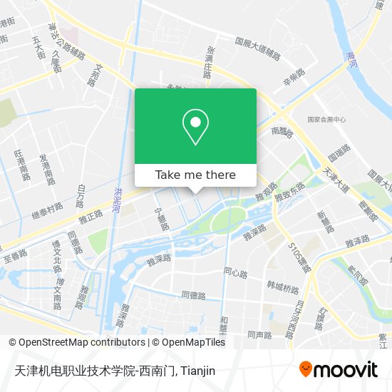 天津机电职业技术学院-西南门 map